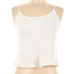 & Other Stories Waffle Tank Top in White
